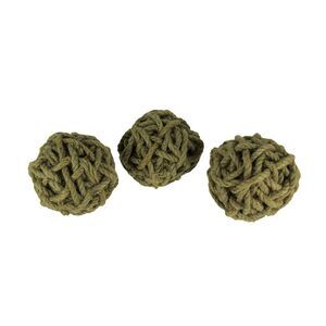 6 Inch Diameter Cole Twine Decorative Rope Balls Set of 3